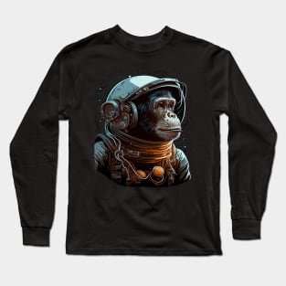 Astronaut Monkey Long Sleeve T-Shirt